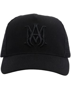 Amiri Baseball Cap With Letter Logo - Black