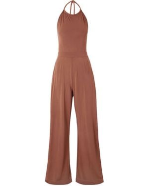 Max Mara Halter Jumpsuit - Brown