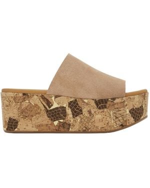 See By Chloé Liana Platform Open-Toed Heels Sandals - Brown