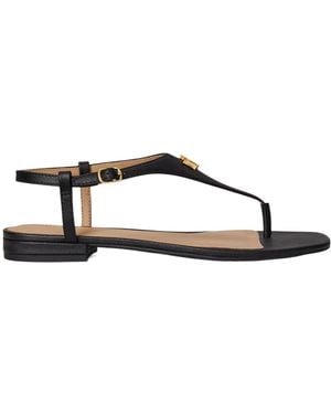 Ralph Lauren Minimalist Flat Sandals - Brown