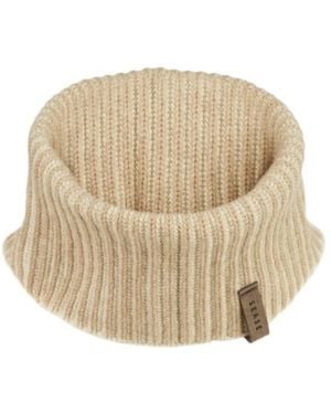 Sease Ribbed Cashmere Snood - Natural