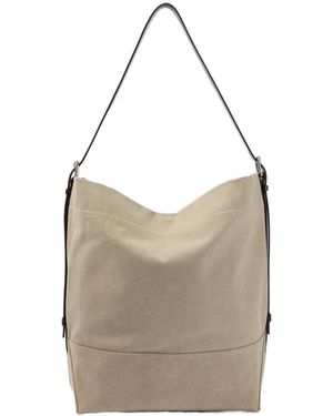 Lemaire Logo Detail Shoulder Bag - Natural