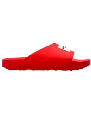 Givenchy Paris Label Flat Slides - Red