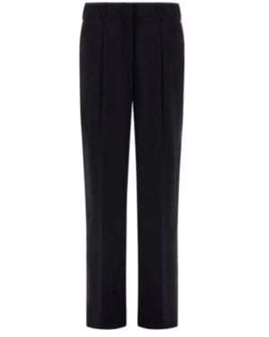 Herno Pleated Trousers - Black