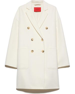 MAX&Co. Double Breasted Coat - White
