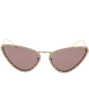 Gucci Eyewear Cat-Eye Frame Sunglasses - Pink