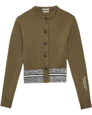 JW Anderson Long-Sleeve Cardigan - Green