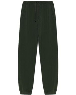 American Vintage Atubay Drawstring-Fastening Track Trousers - Green