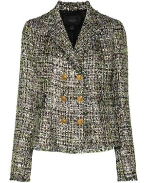 Giambattista Valli Bouclé Blazer - Green