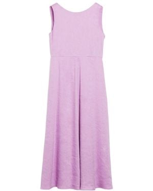 Weekend by Maxmara Round Neck Dress - Purple