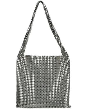 Rabanne Pixel Tote Bag - Grey