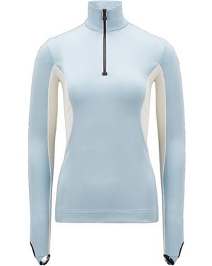 Moncler Polo Neck Sweater - Blue