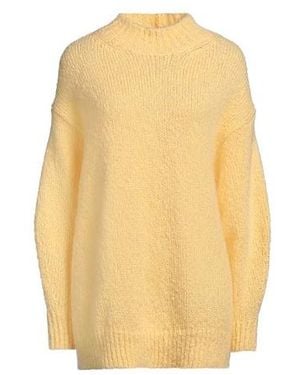 Isabel Marant Solid Knit Turtleneck Jumper - Yellow
