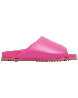 Rick Owens Round-Headed Slippers - Purple