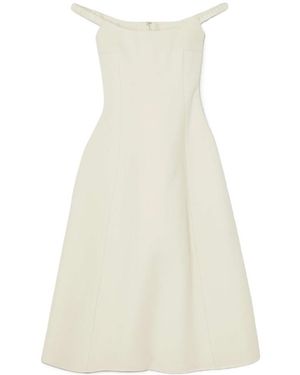 KHAITE Uma Strapless Dress - White