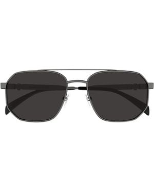 McQueen Eyewear Square Frame Sunglasses - Multicolour