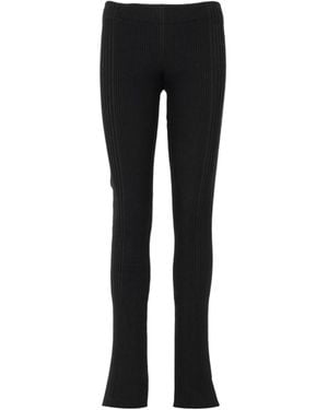 Barrow Low-Rise Ribbed Trousers - Black