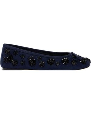 Stuart Weitzman Prima Bow Ballet - Blue