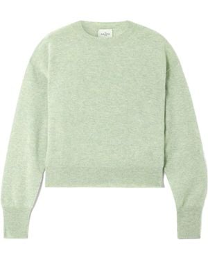 LeKasha Menorca Mélange Organic Cashmere Sweater - Green