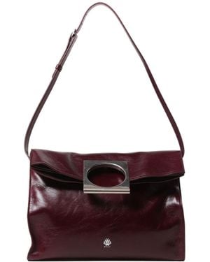 Bally Adjustable Shoulder Bag - Purple