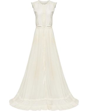 MM6 by Maison Margiela Cotton Gown - White