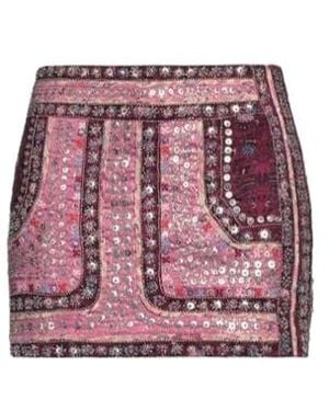 Isabel Marant Metallic Skirt - Red