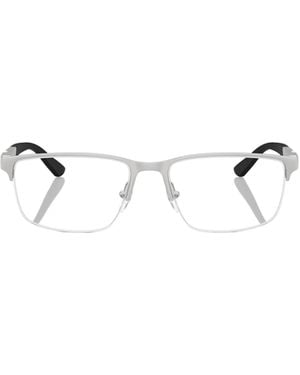 Emporio Armani Logo Plain Glasses - Natural