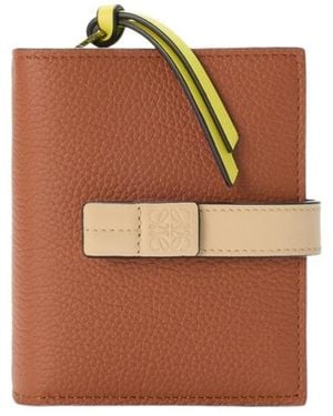 Loewe Compact Zip Wallet - Brown