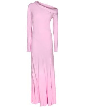 Alberta Ferretti Long-Sleeved Dress - Pink