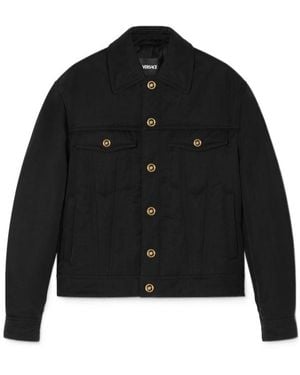 Versace Medusa-Button Jacket - Black