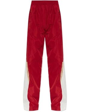 DSquared² Color-Block Wide-Leg Casual Trousers - Red