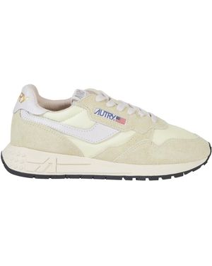 Autry Lace-Up Trainers - White