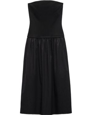 Rag & Bone Irina Mixed-Media Dress - Black