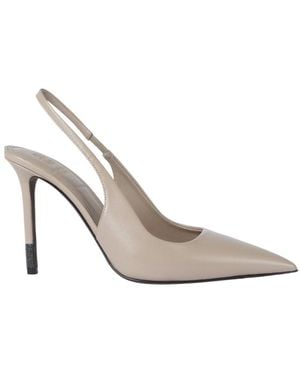 Brunello Cucinelli Pointed Slingback Pumps - White