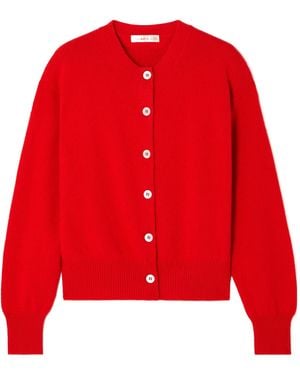 &Daughter Woollen Knitted Cardigan - Red