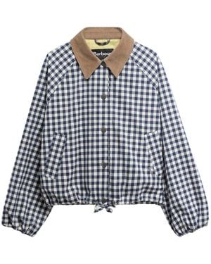 Barbour Ovingham Gingham Casual Jacket - Blue