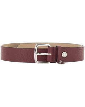 Gianni Chiarini Textured Buckle Belt - Brown