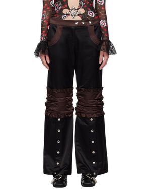 Chopova Lowena Black Cosack Pants