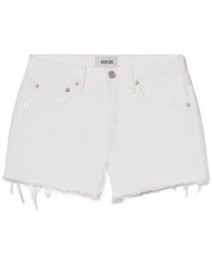 Agolde Parker Vintage Cut Off Short - White