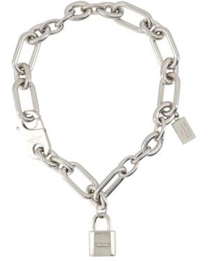 Acne Studios Ainlock Necklace - White