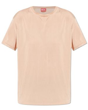 DIESEL Round-Neck T-Shirt - Natural