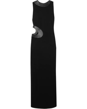 Tom Ford Cady Cut-Out Sleeveless Gown - Black