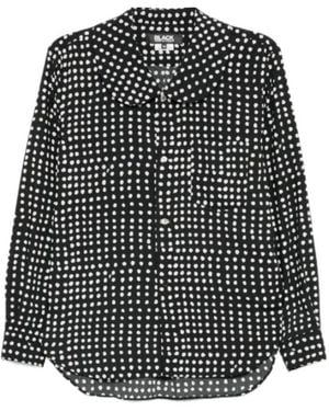Comme des Garçons Filip Pagowski Striped Shirt - Black