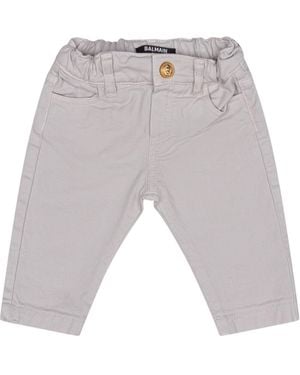 Balmain Belt Loop Pants - Gray
