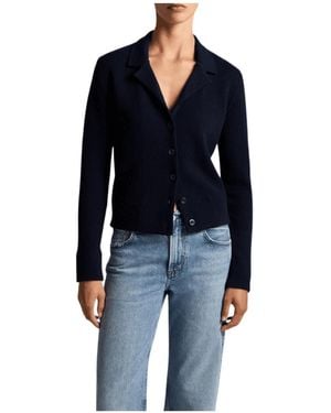 Vince Long-Sleeved Cardigan - Blue