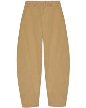 DSquared² Icon Logo Wide Leg Pants - Natural