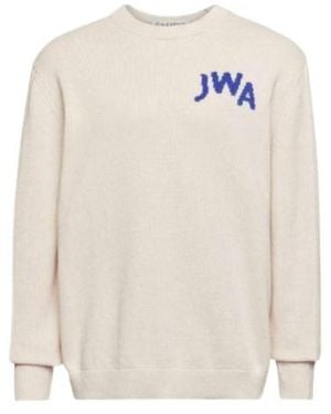 JW Anderson Jw Anderson Jwa Crew Neck Jumper - White