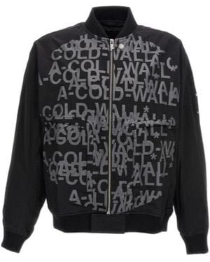A_COLD_WALL* A-Cold-Wall* Zip-Up Long-Sleeved Bomber Jacket - Grey