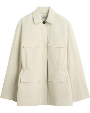 TOTEME Totême Utility Pocket Coat - Natural