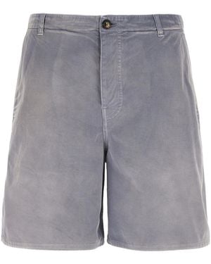 Prada Gabardine Bermuda Shorts - Grey